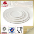 Fine porcelaine royale, plats de restauration en porcelaine